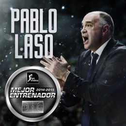 Pablo Laso, mejor entrenador de la Liga Endesa