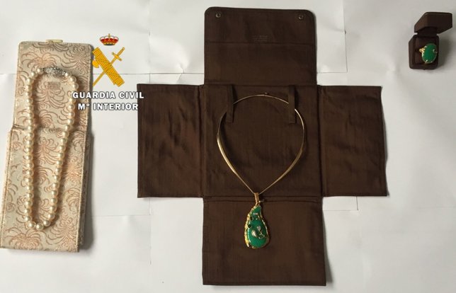 Joyas sustraidas en el aeropuerto de Palma