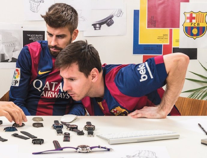 Messi y Piqué diseñan sus nuevos relojes