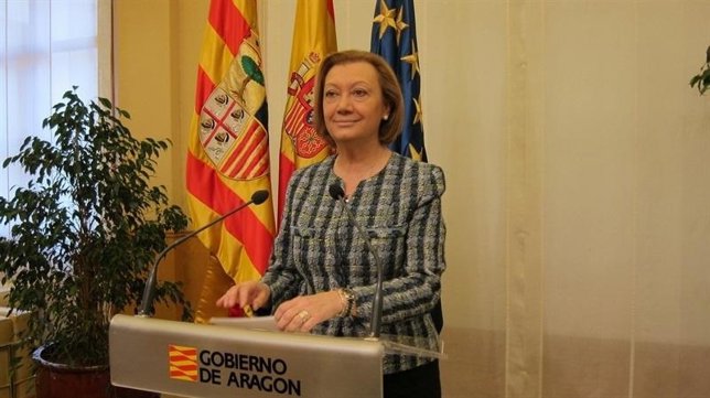 La presidenta del Gobierno de Aragón, Luisa Fernanda Rudi.