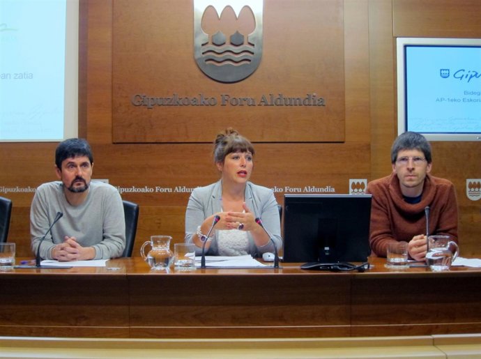 Joseba Altube, Larraitz Ugarte y Unai Erroitzena 