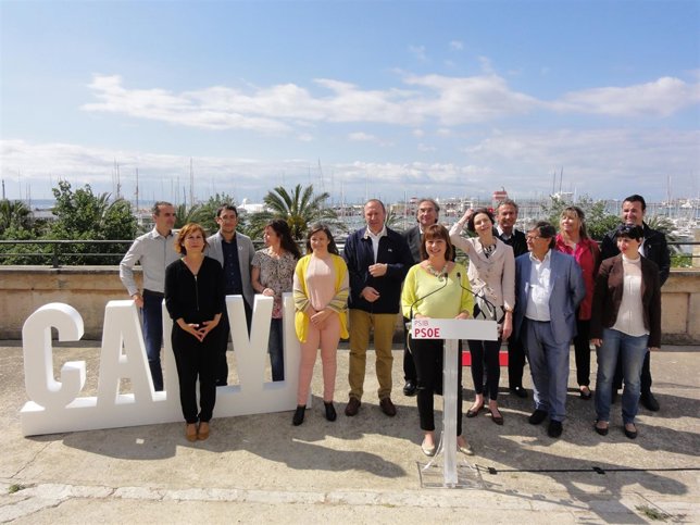 Armengol en acto de campaña en Es Jonquet