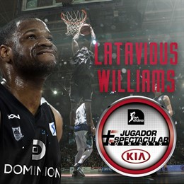 Latavious Williams, jugador más espectacular de la Liga Endesa