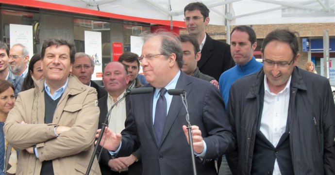 Fernández Carriedo (I), Herrera (centro) y Polanco (D)