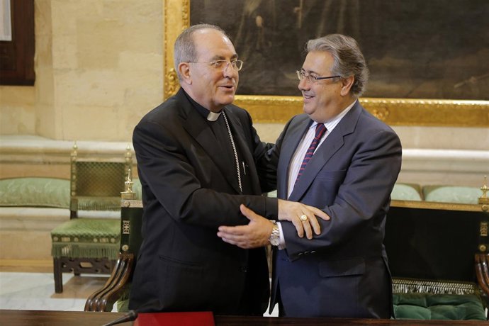 Juan Ignacio Zoido y Juan José Asenjo