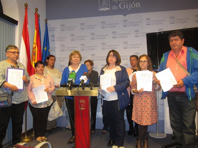 Rueda de prensa para pedir una calle para el Tren de la Libertad.