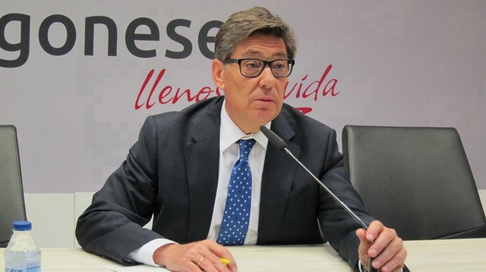 El candidato del PAR a la Presidencia de Aragón, Arturo Aliaga