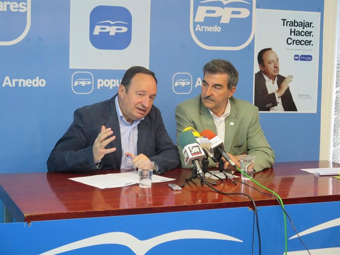 Sanz en Arnedo con Juan Antonio Abad