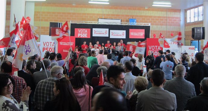 Cierre de campaña del PSOE en Zamora