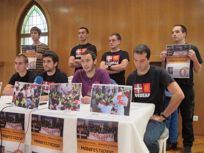 Condenados por los altercados en el chupinazo de los Sanfermines de 2010.