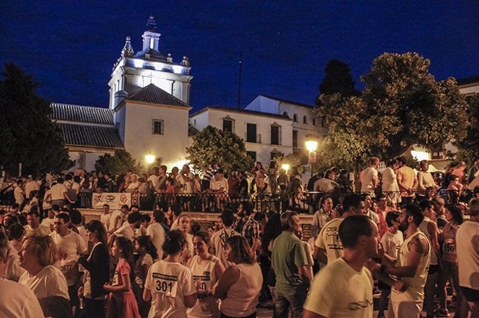 Carrera nocturna organizada por Cáritas en Estepa (Sevilla)
