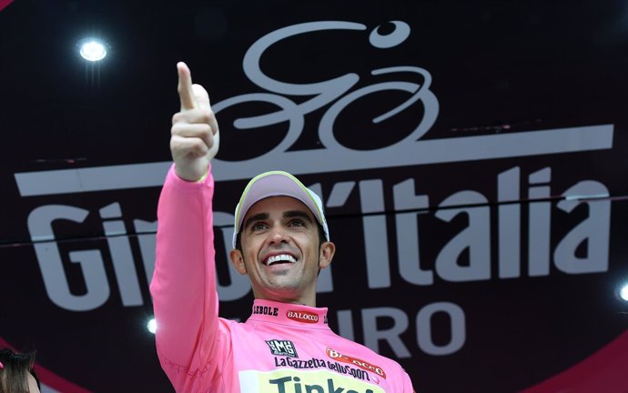 Alberto Contador Giro Italia      