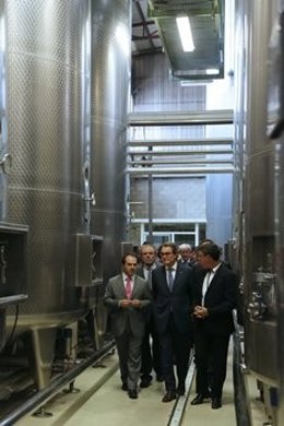 El presidente de la Generalitat, Artur Mas, visita Indulleida