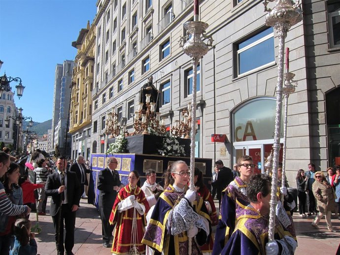 Procesión de San Francisco Javier. 