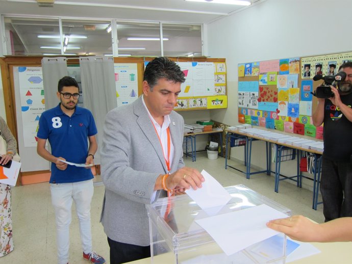El candidato de Ciudadanos a la Alcaldía de Almería, Miguel Cazorla