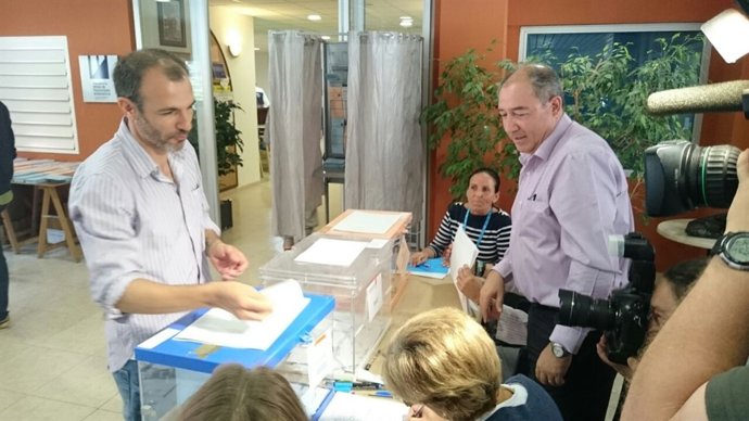 Biel Barceló vota en Palma