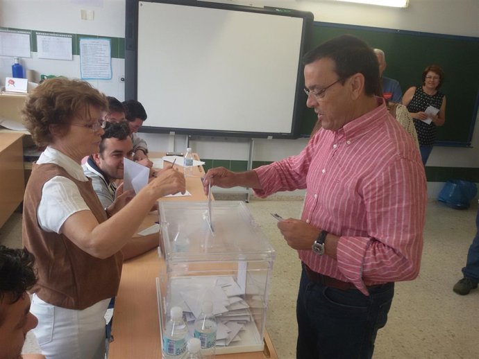 El secretario general del PSOE de Huelva, Ignacio Caraballo. 