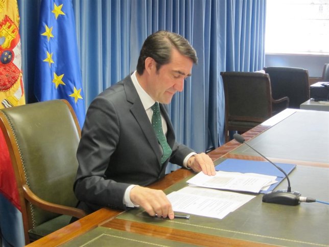 Suárez Quiñones durante la rueda de prensa