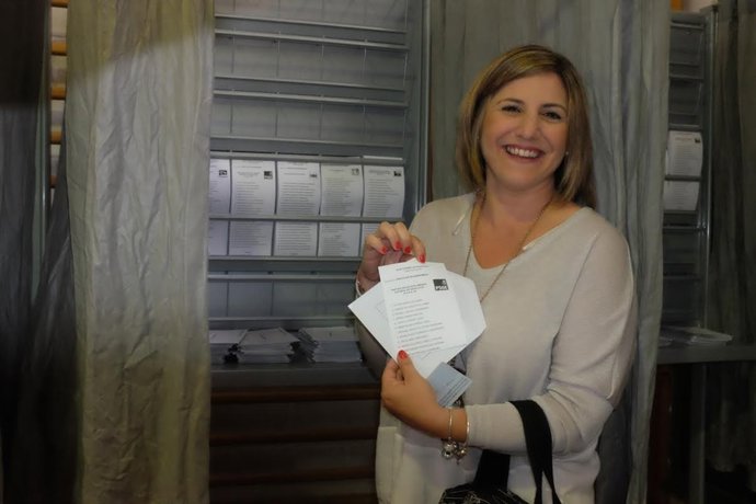 La secretaria provincial del PSOE de Cádiz, Irene García