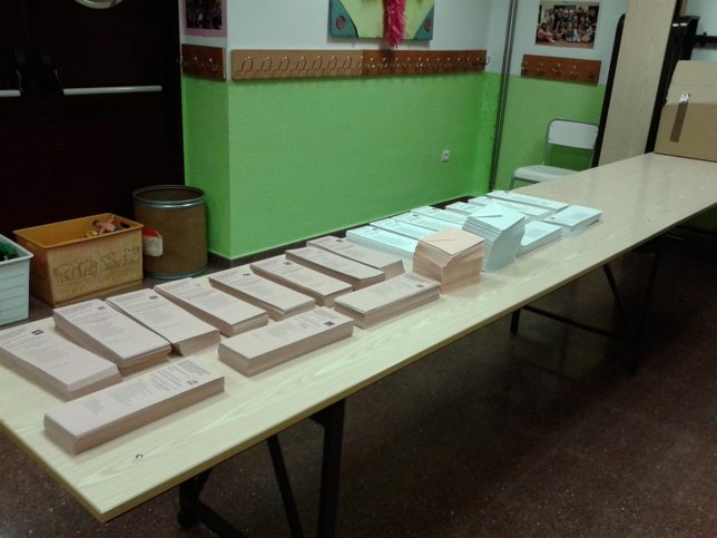 Papeletas electorales