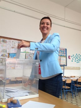 Alcaldesa de La Línea y candidata a la reelección, Gema Araujo (PSOE)