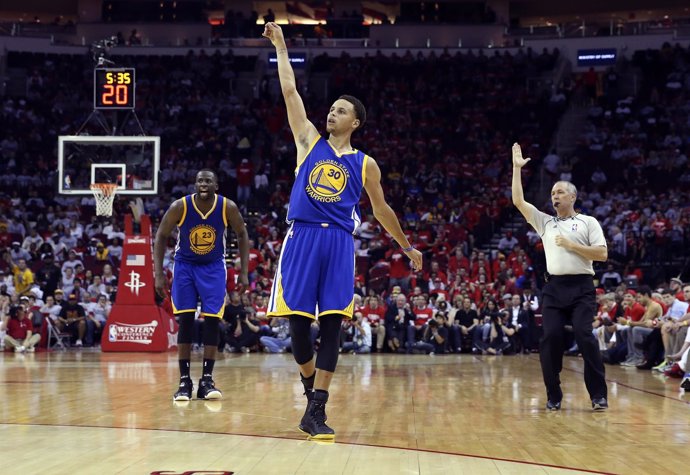 Stephen Curry NBA Playoffs Golden State Warriors Houston Rockets
