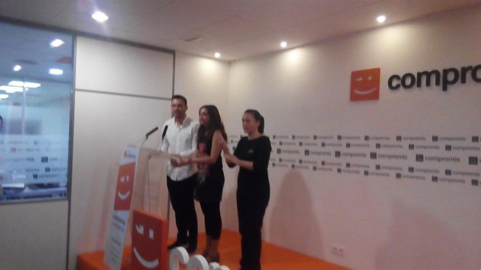 Rueda de prensa de Compromís para valorar la encuesta a pie de urna