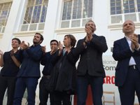 En Barcelona, con el 25% escrutado, Colau (BComú) gana con 12 concejales