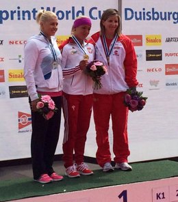 Teresa Portela, medalla de bronce en la Copa del Mundo de Duisburgo