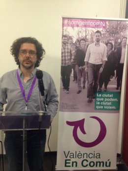 El responsable de Programa de Valencia en Comú 