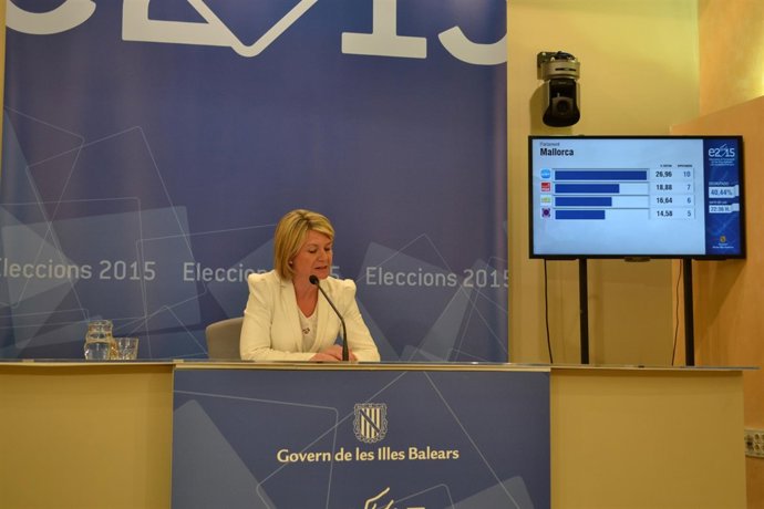 La portavoz del Govern da los datos provisionales de participación y escrutinio