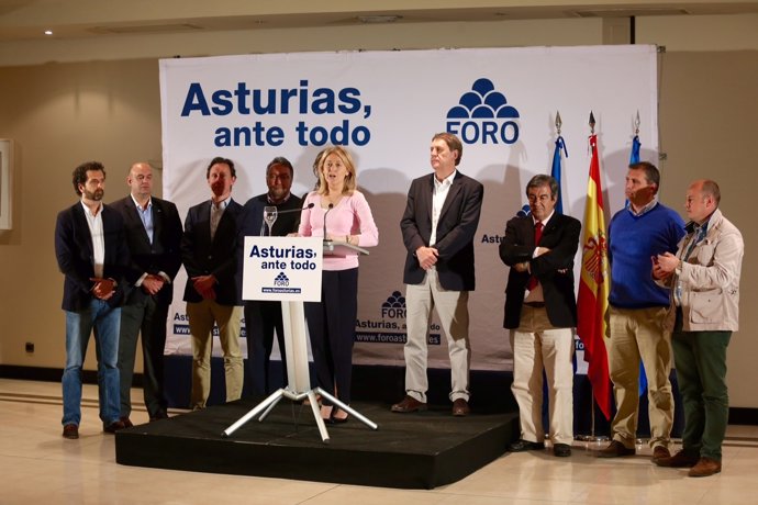 Cristina Coto valorando las elcciones autonómicas 2015.