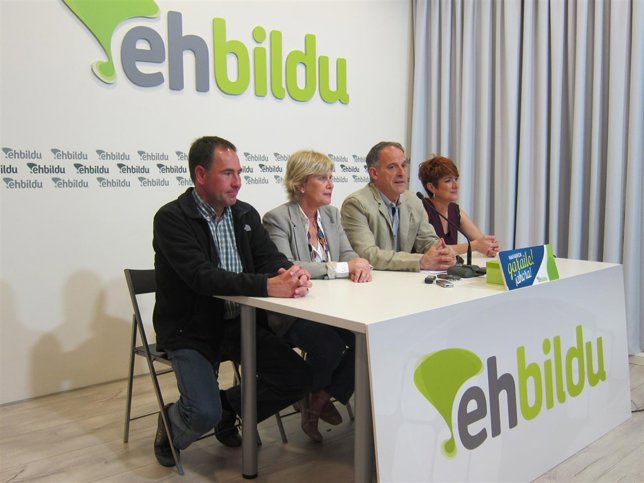 Rueda de prensa de EH Bildu.