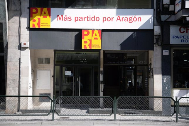 Sede del Partido Aragonés en Zaragoza