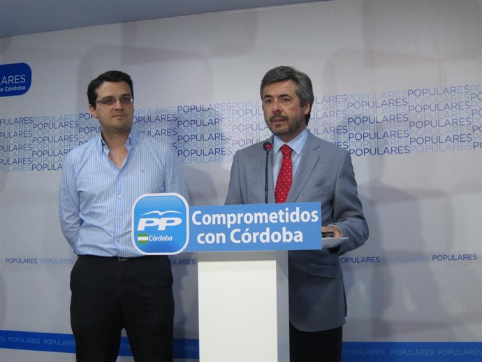 Miguel Ángel Torrico y José María Bellido