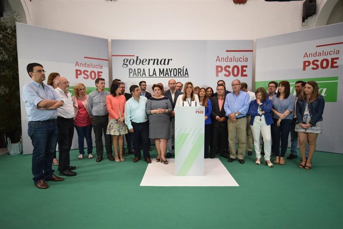 Susana Díaz comparece ante los medios, este lunes