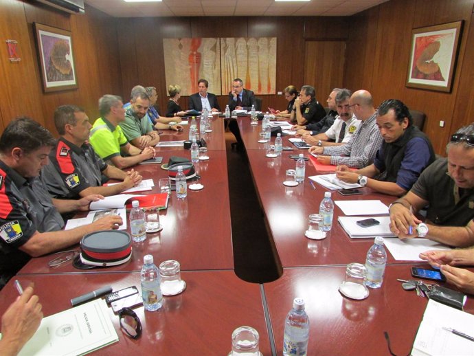 Reunión para preparar el dispositivo de las fiestas de San Juan en LPGC