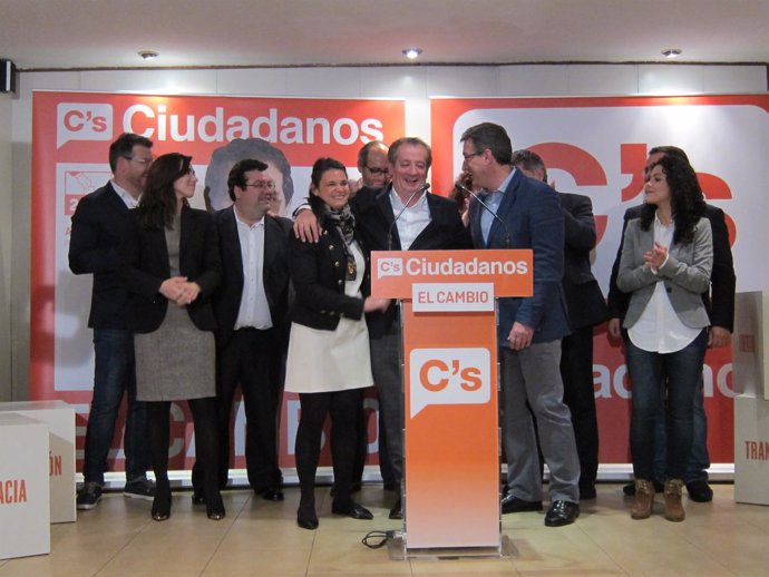 Nicanor García, Ignacio Prendes y Diana Sánchez Ciudadanos 