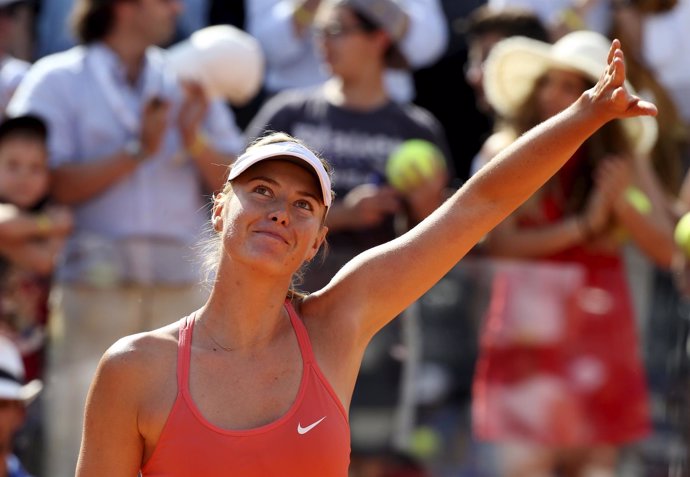 Sharapova derrota a Carla Suárez en la final de Roma