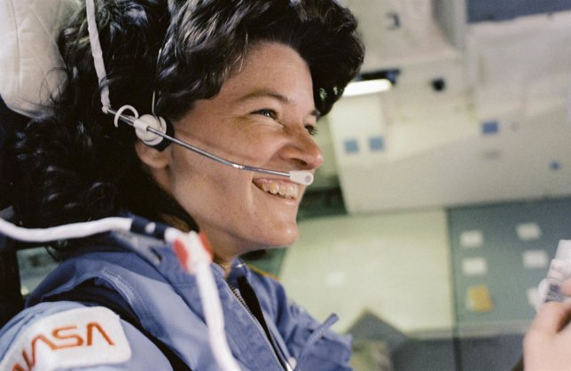 NASA handout of astronaut Sally Ride