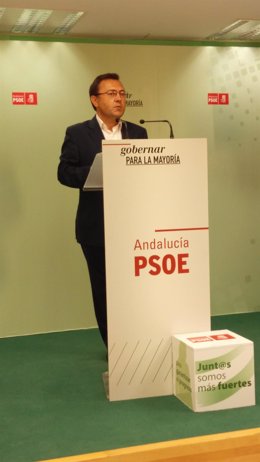 El secretario general del PSOE miguel Angel Heredia
