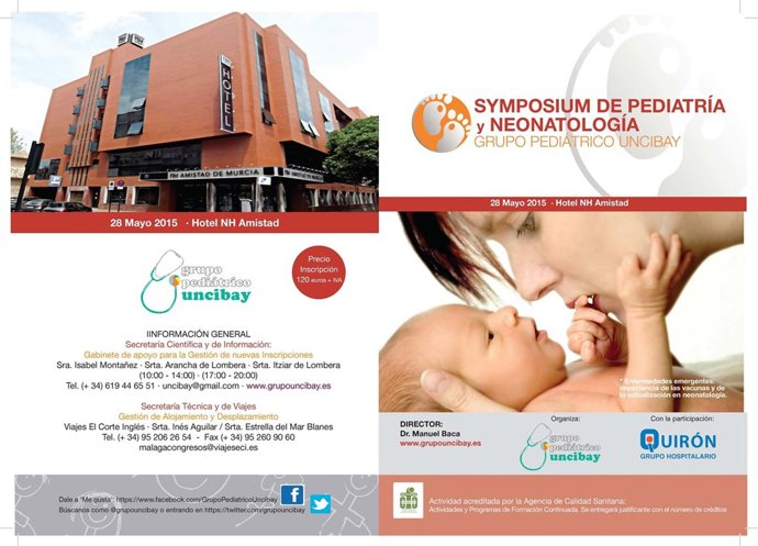 Hospital Quirón Murcia y Torrevieja Organizan el I Simposium de pediatría y neon