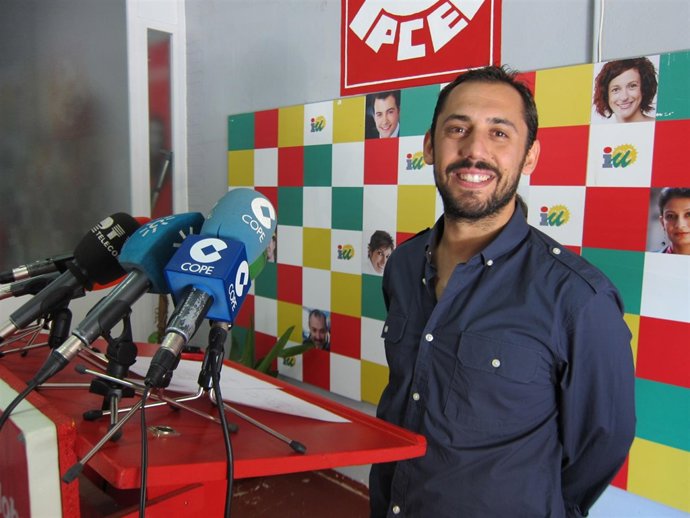 El secretario de Organización de IU-Córdoba, Sebastián Pérez