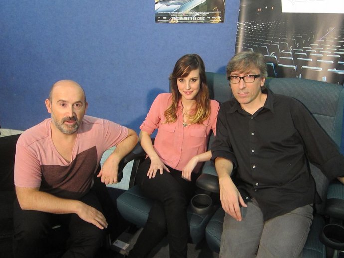 Javier Cámara, Natalia de Molina y David Trueba, de 'Vivir es fácil'