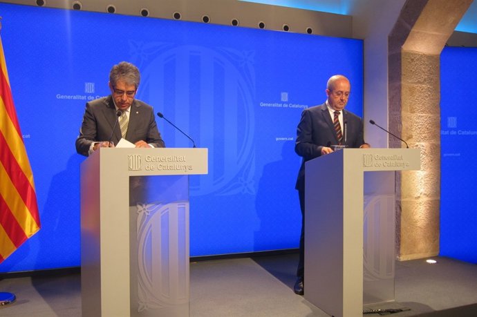 El portavoz Francesc Homs y el conseller Felip Puig