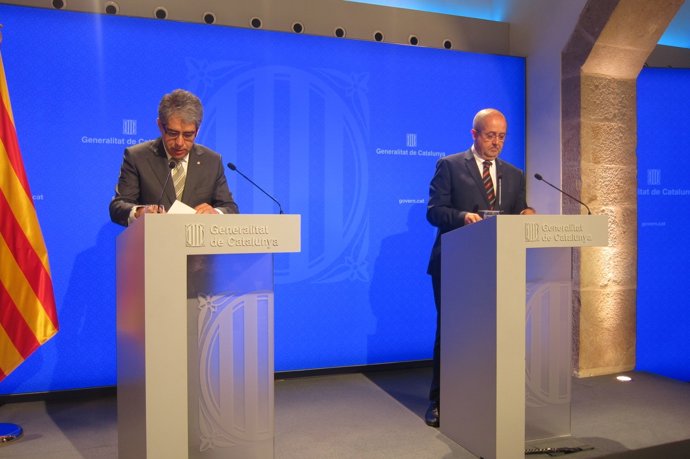 El portavoz Francesc Homs y el conseller Felip Puig