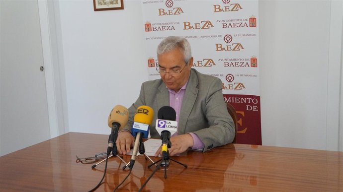 El alcalde de Baeza en funciones, Leocadio Marín