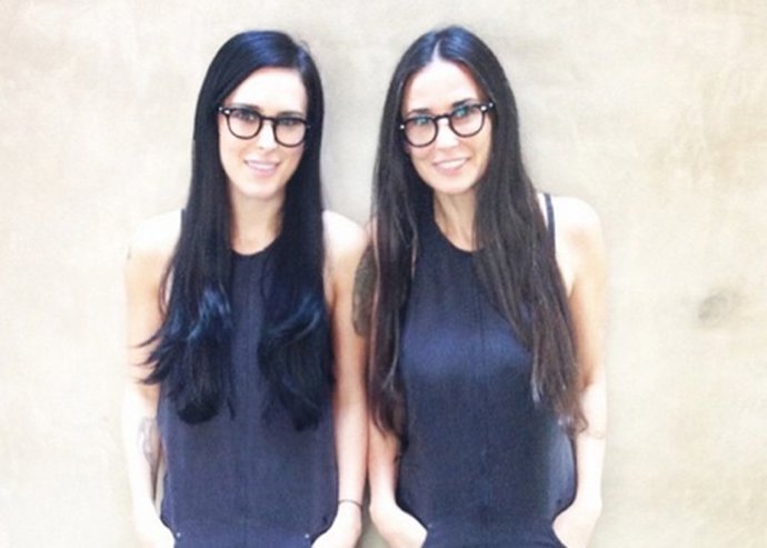 Instagram Demi Moore copia hija Rumer Willis 