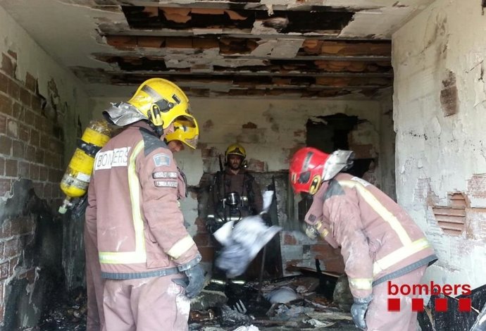 Incendio en un piso de Granollers