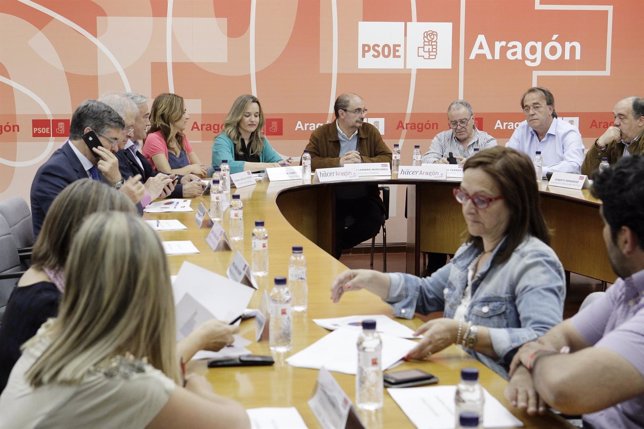 Comisión Ejecutiva Regional del PSOE, celebrada esta tarde en Zaragoza